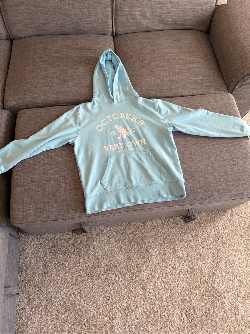 OVO | October’s Very Own Light Blue, High-Quality Sweater
